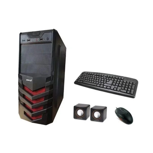 CASE COMBO ALTEK 4200 - FUENTE 600W - TEC - MOU - PAR - RED