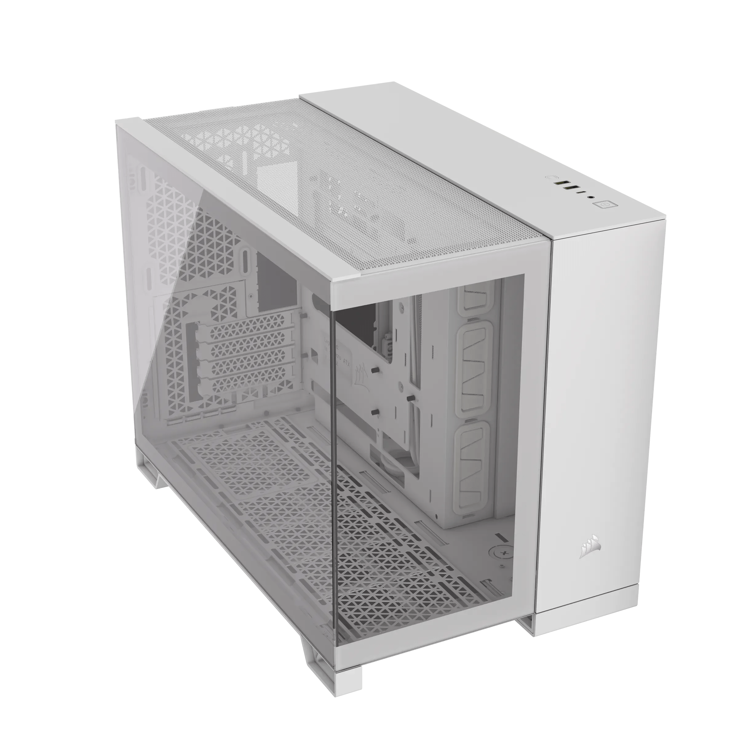 CASE CORSAIR 2500X - MID TOWER - ATX - TEMPERED GLASS - WHITE (CC-9011266-WW)