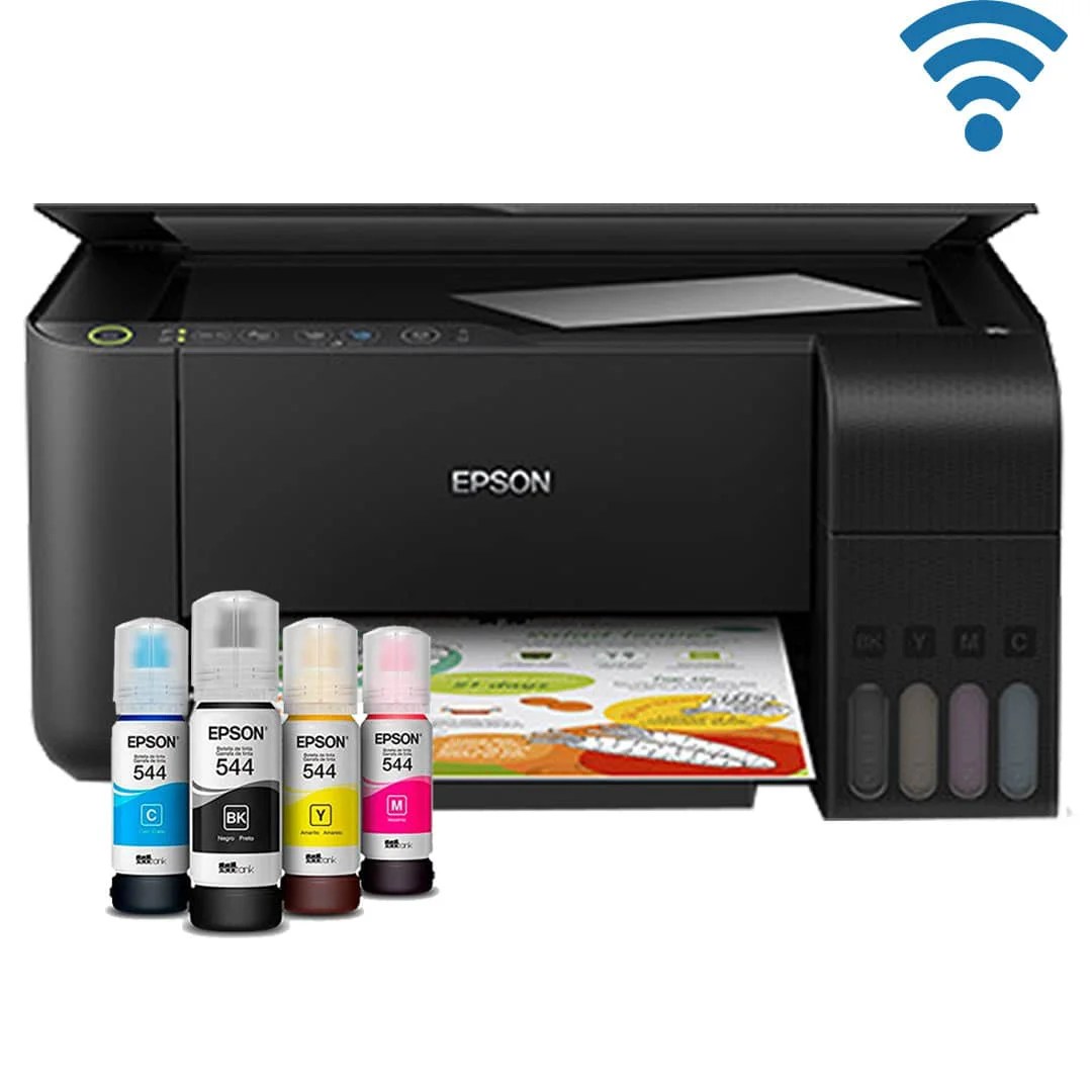 COMBO MULTIFUNCIONAL EPSON ECOTANK L3250 - WIFI - USB - 33PPM + 4 TINTAS