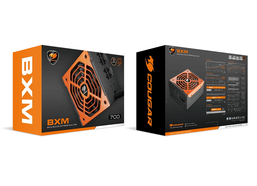 FUENTE DE PODER COUGAR BXM 850 850W WATTS - 80 PLUS BRONCE - SEMI MODULAR