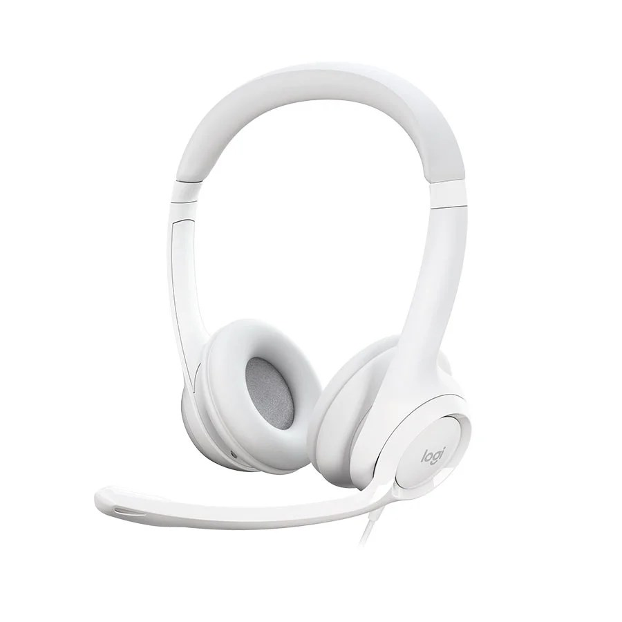 HEADSET LOGITECH H390 USB - OFF WHITE (981-001285)