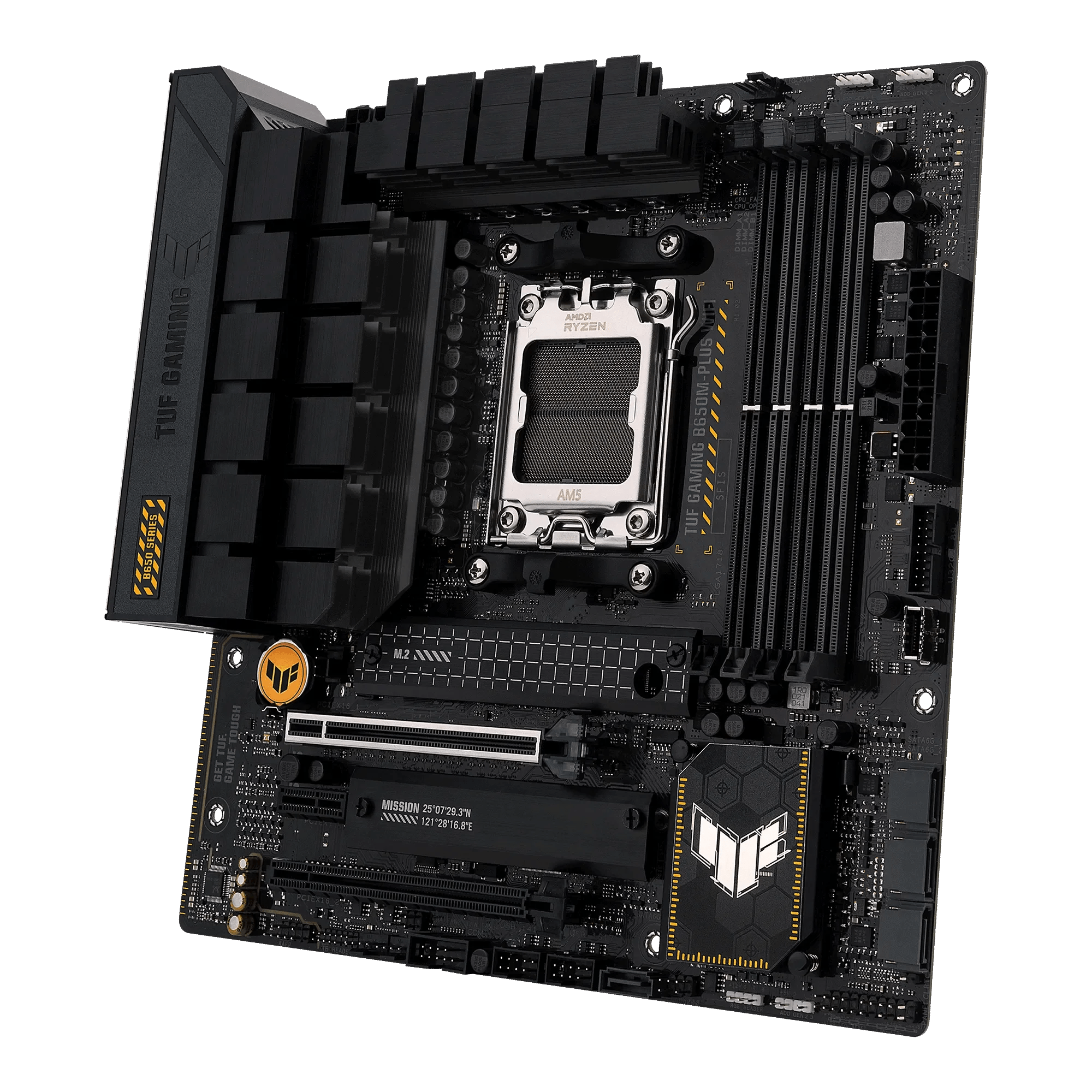 MAINBOARD ASUS TUF GAMING B650M-PLUS WiFi - AMD RYZEN AM5 - DDR5 - MATX - DP/HDMI (90MB1BF0-M0EAY0)