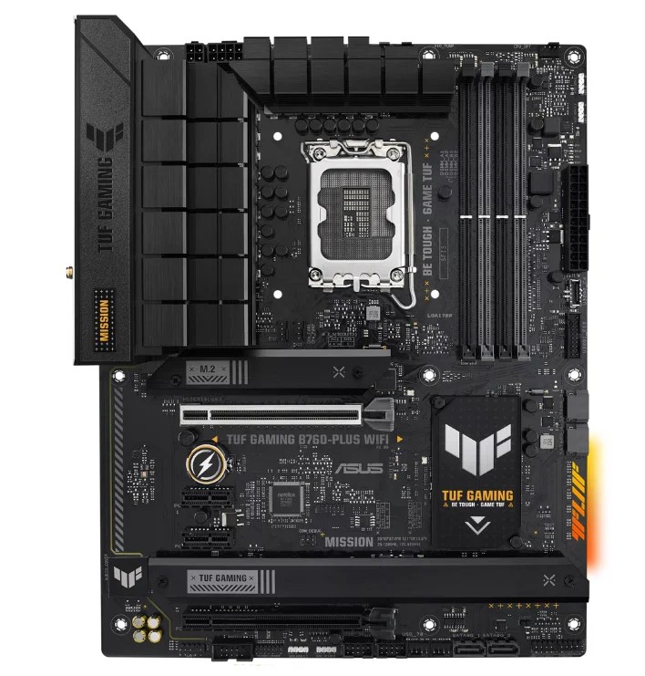 MAINBOARD ASUS TUF GAMING B760-PLUS WIFI - LGA1700 - 13TH - DDR5 - DP/HDMI (90MB1ER0-M0AAY0)