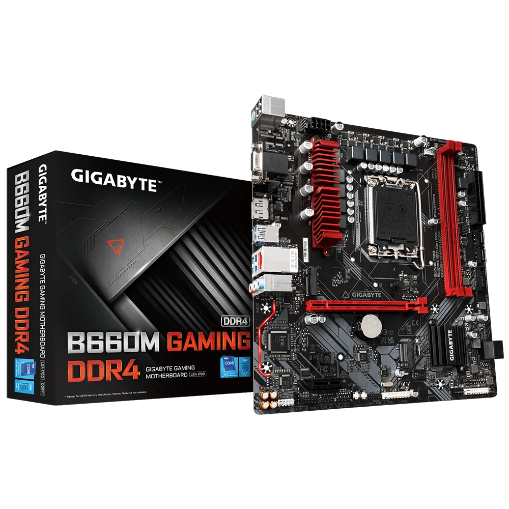 MAINBOARD GIGABYTE B660M GAMING DDR4 (REV. 1.0) - INTEL 12TH - MATX - LGA1700 - DP/HDMI/D-SUB