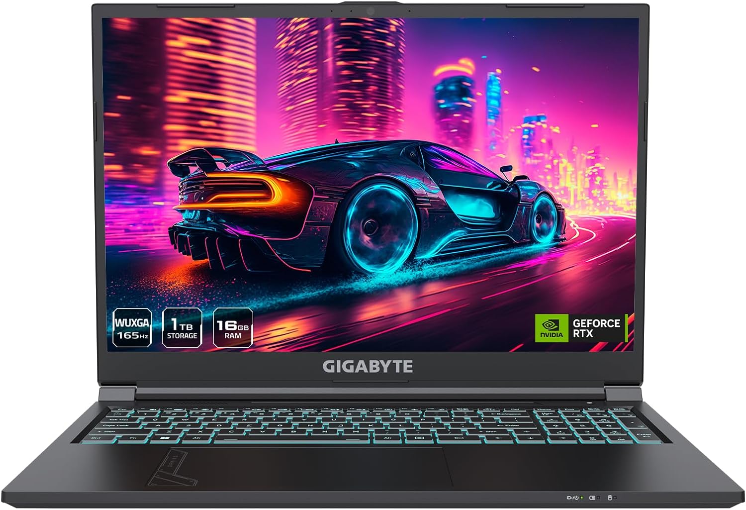 NOTEBOOK GIGABYTE G6 MF-H2US854KH i7-13620H - 16GB DDR5 - 1TB SSD M.2 - GEFORCE RTX-4050 6GB - 16" WUXGA 165HZ - WIN 11 HOME
