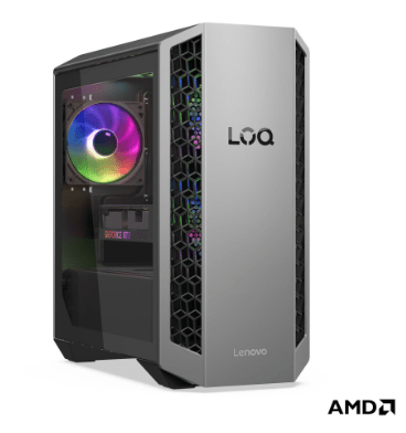 PC DESKTOP LENOVO LOQ TOWER 26ADR10 - AMD RYZEN 7 8745HX - 16GB RAM SO-DIMM 5200MHZ - 1TB SSD - GEFORCE RTX 5060 8GB GDDR7 - LUNA GRAY (91DF003CLD)
