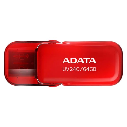 PENDRIVE ADATA UV240 CLASSIC - 32GB - USB 2.0 - RED (AUV240-32GB-RRD)