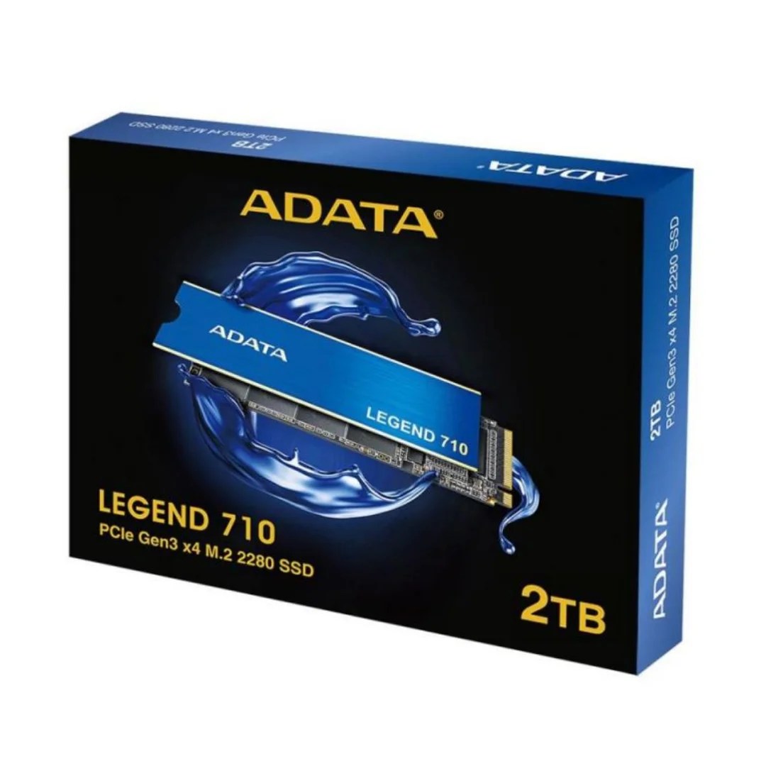 SSD ADATA LEGEND 710 2TB M.2 2280 PCIE GEN 3X4 - 3D NAND - READ 2.400MB/S - WRITE 1.800MB/S (ALEG-710-2TCS)