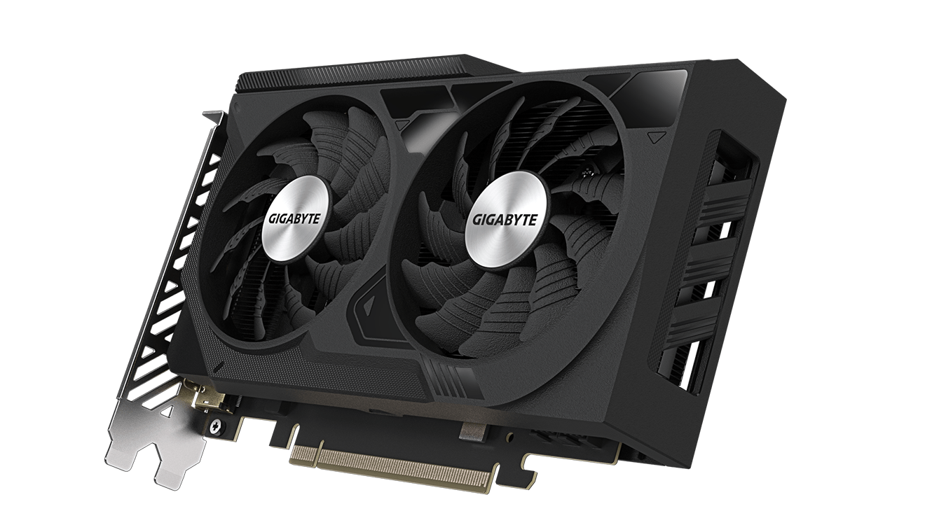 TARJETA DE VIDEO GIGABYTE GEFORCE RTX 4060 8GB GDDR6 - WINDFORCE - OC EDITION - HDMI 2.1a/DP 1.4a (GV-N4060WF2OC-8GD)