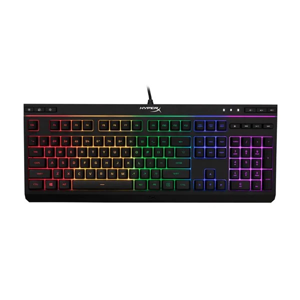 TECLADO HYPERX ALLOY CORE RGB - MEMBRANA - ANTI-GHOSTING - KB ES - KEYBOARD LOCK MODE - SPILL RESISTANT (4P4F5AI#AC8)