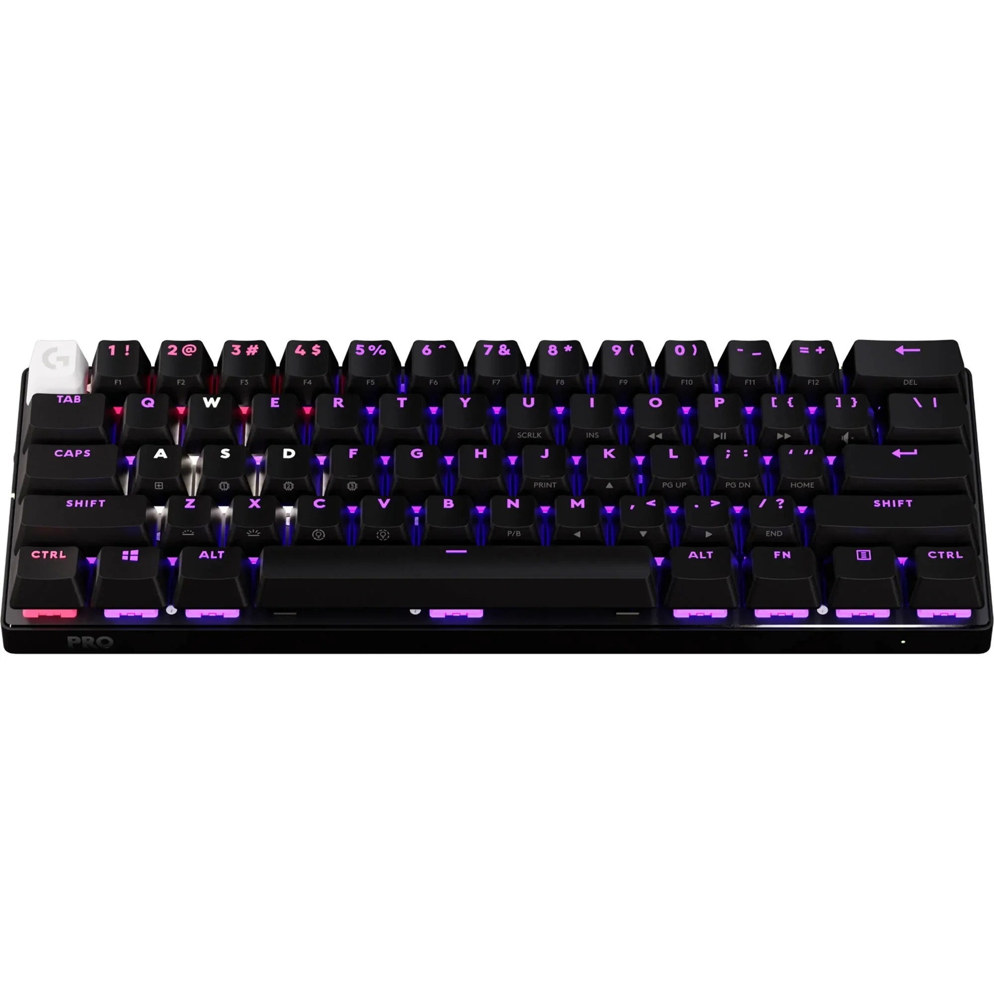 Teclado Logitech G Pro X 60, Mecánico, Switch Tactile, Inalámbrico, Black