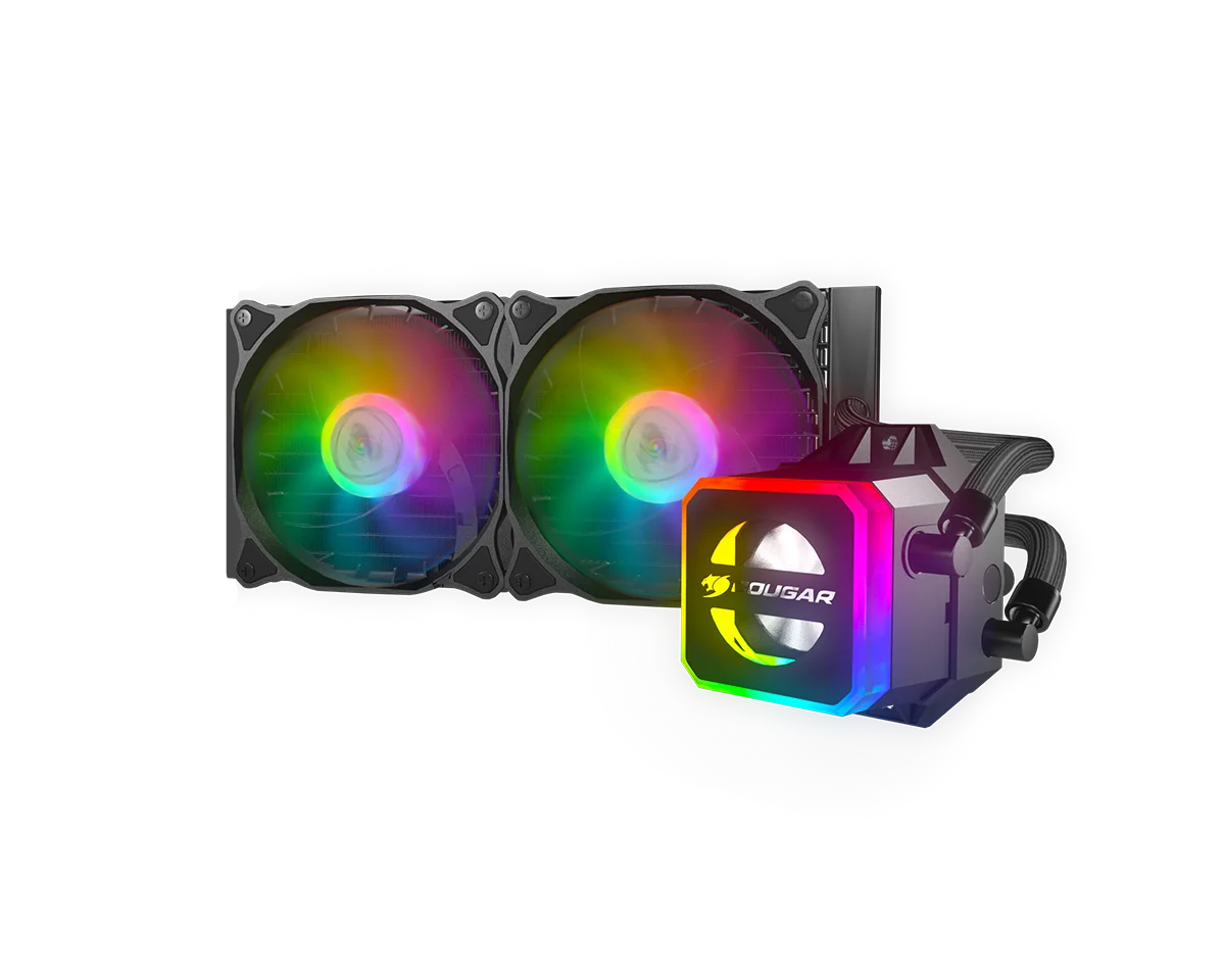 WATER COOLER COUGAR HELOR RGB - 240MM- SOCKET - 115X - AM4 - CON CONTROL REMOTO (RL-HLR240-V1)