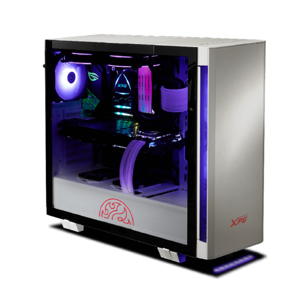 Case XPG Invader MidTower Brushed Aluminum Blanco INVADER WHCWW Cases 7071 1 png