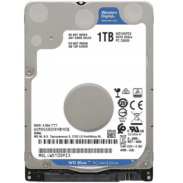 Dusco Duro WD Blue 1TB - 2.5"