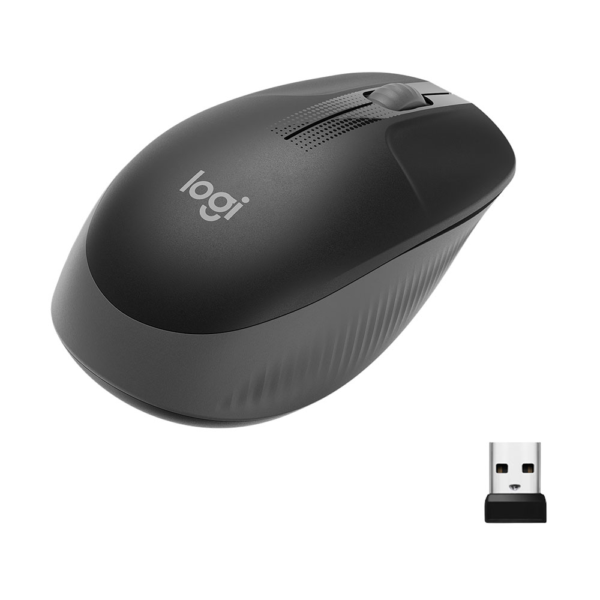 Mouse Inalambrico Logitech M190 Black/Gray - (910-005902)