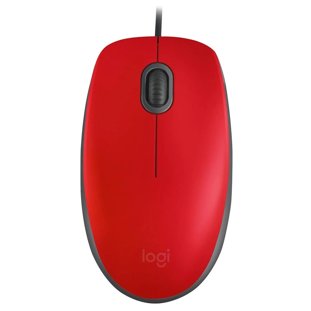 MOU0366 Mouse Logitech M110 Silent Red - (910-005492)
