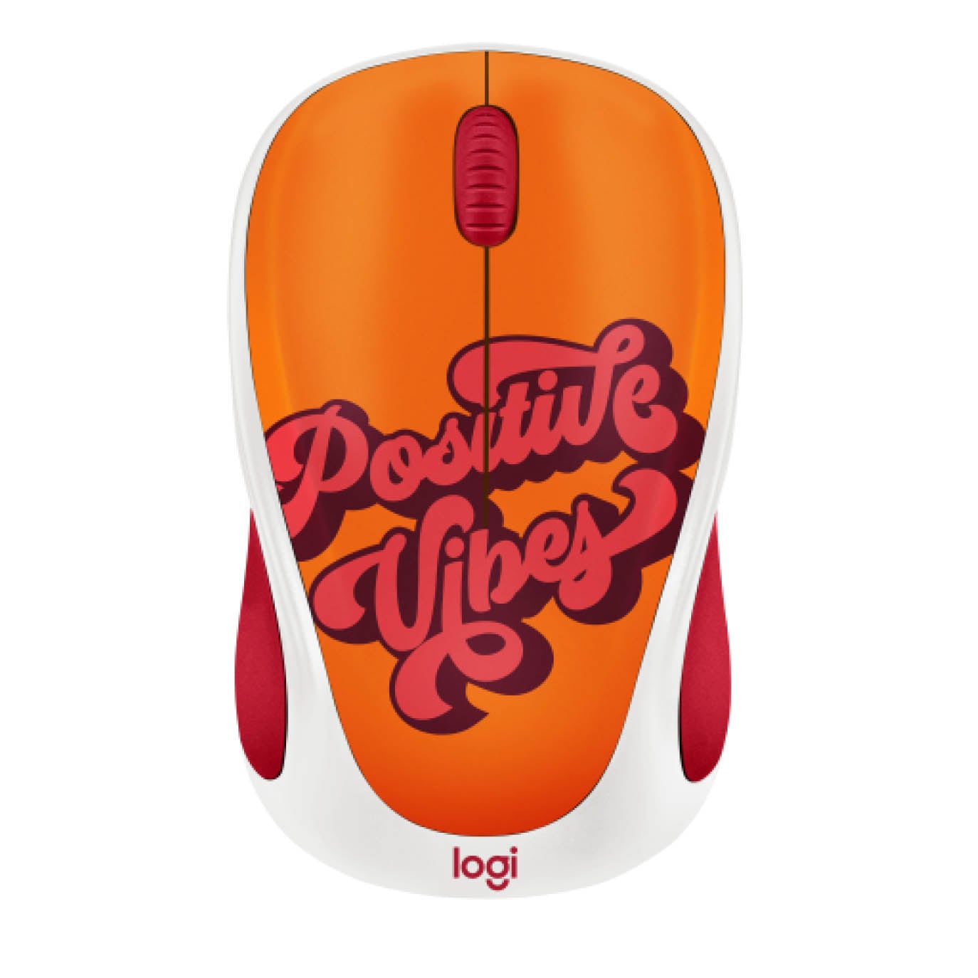 MOU0348 Mouse Inalambrico Logitech M317C White Positive Vibes - (910-006120)