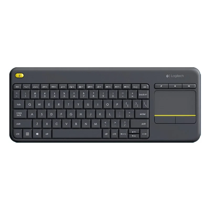 TEC0083 Teclado Logitech K400 Plus, Inalámbrico, Multimedia, Gray