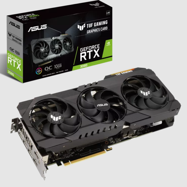 Tarjeta de Video Asus TUF RTX 3080 10GB OC V2 - (90YV0FB4-MTAA00)