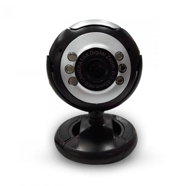 CAM0020 Webcam VAntec HD con microfono negra - bulk - (USB + 3.5mm)
