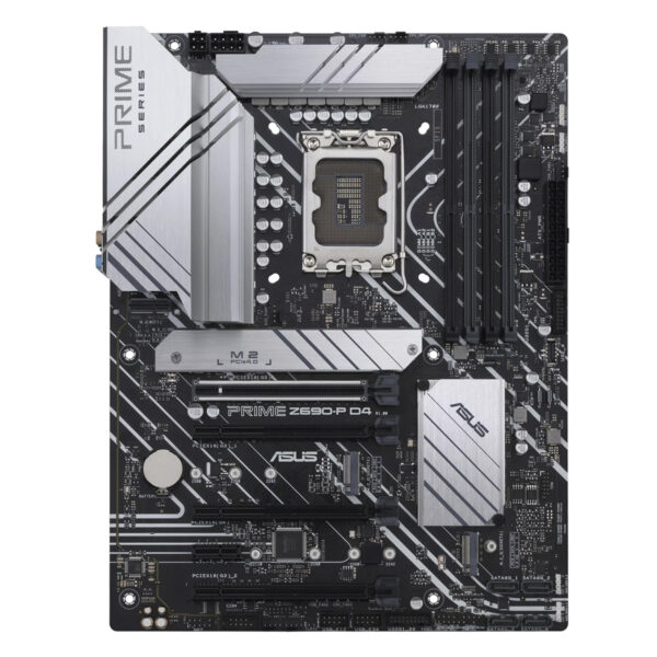 MAINBOARD ASUS PRIME Z690-P D4 12TH - LGA 1700 - DDR4 DP/HDMI - WHITE/BLACK (90MB18P0-M0EAY0)