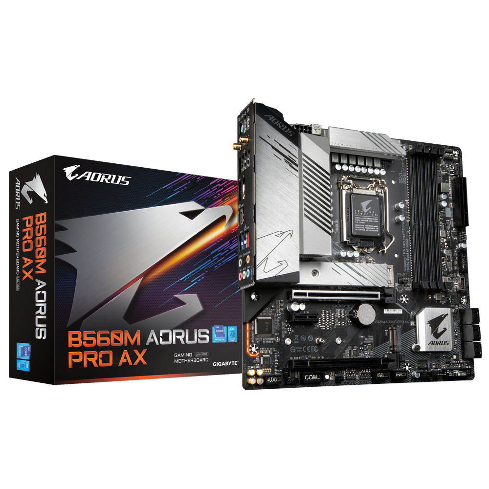 MAINBOARD-GIGABYTE-B560M-AORUS-PRO-AX-REV.-1.X-INTEL-LGA-1200-11TH-DDR4-HDMI-1.4DP-1.2-MATX-GRAYBLACK_Placas-madre_9353_1.png MAINBOARD GIGABYTE B560M AORUS PRO AX (REV. 1.X) INTEL LGA 1200 - 11TH - DDR4 - HDMI 1.4/DP 1.2 MATX - GRAY/BLACK