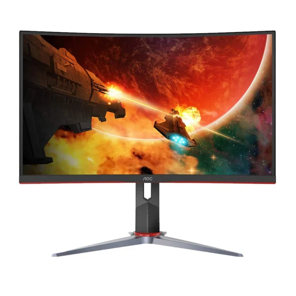 MONITOR AOC C32G2 32" G LINE 2ND GEN (31.5") - 165HZ - FHD - 1MS - AMD FREESYNC - BLACK/RED