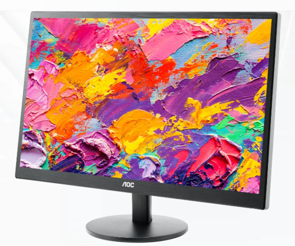 MONITOR AOC E2270SWHN 21.5" FHD - PLANO - WLED - 60HZ - 5MS - HDMI 1.4/D-SUB - 3.5MM - BLACK