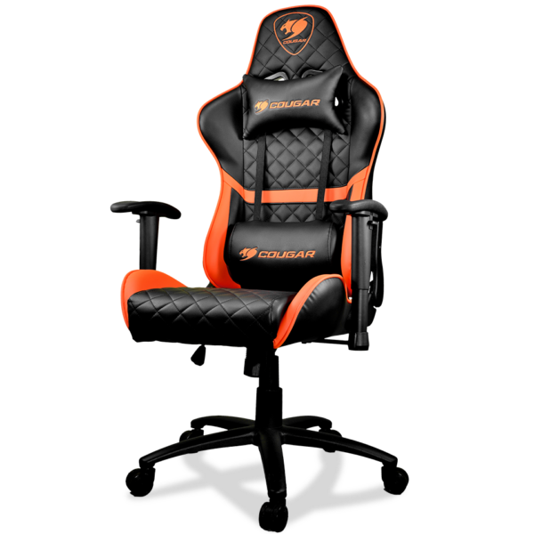 SILLA GAMER ERGONOMICA COUGAR ARMOR ONE - SMALL - CILINDRO A GAS CLASE 4- BLACK/ORANGE