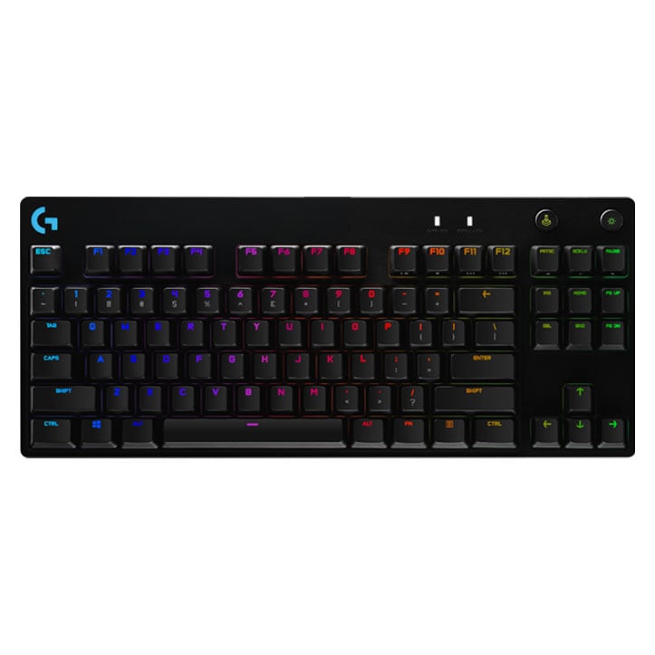 TEC0260 Teclado Logitech G Pro TKL, Mecánico, Switch Tactile, Black