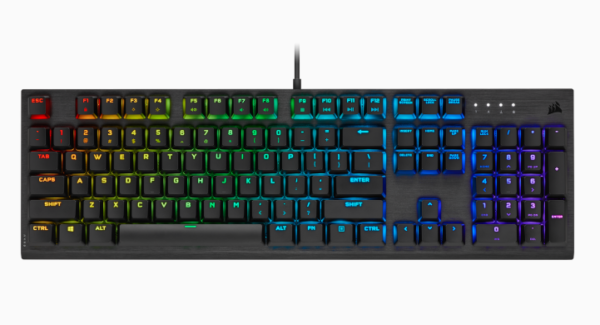 TECLADO CORSAIR MECANICO K60 RGB PRO - MX LOW PROFILE (CH-910D018-SP)