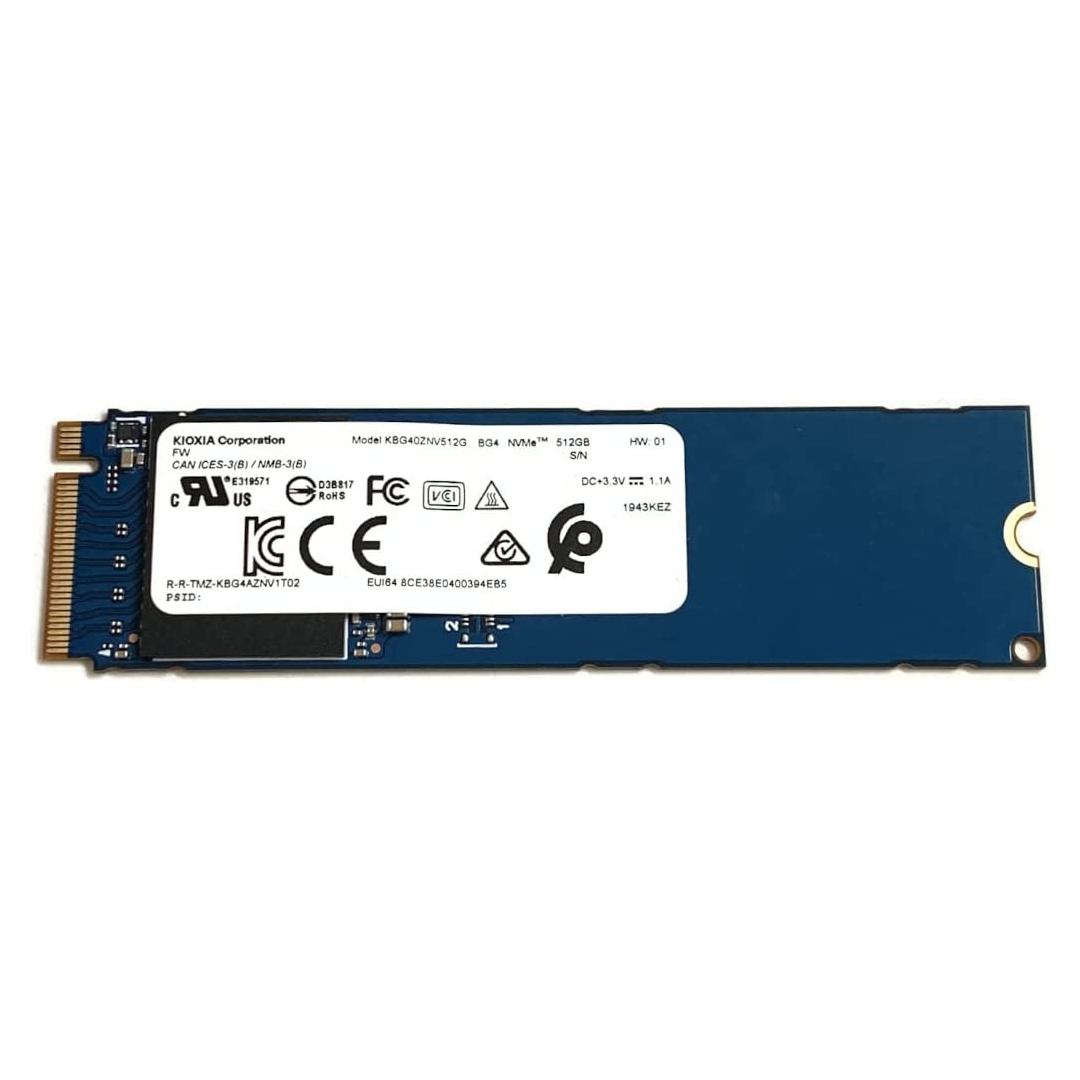 SSD0018 SSD KIOXIA 512GB M.2 NVMe PCIe 3.0 Bulk (KBG40ZNV512G)