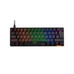 TECLADO MECANICO MEETION HESTIA MT-MK005 ALAMBRICO - 60% LED - OUTEMU BLUE SWITCH - USB TYPE-C - BLACK