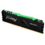 PBA RAM KINGSTON FURY BEAST RGB 8GB DDR4 3600MHZ CL17 BLACK (KF436C17BBA/8)