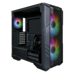 CASE COOLER MASTER MASTERCASE HAF 500 ARGB - MID TOWER - TEMPERED GLASS - ITX - 2 FAN 200MM ARGB - 1 FAN 120MM ARGB INCLUDED - WHITE (H500-WGNN-S00)