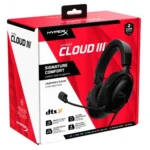 HEADSET HYPERX CLOUD III - 3.5 - USB - DTS - 53MM - FOR PC/PS4/PS5/XBOX - BLACK/RED (727A8AA)